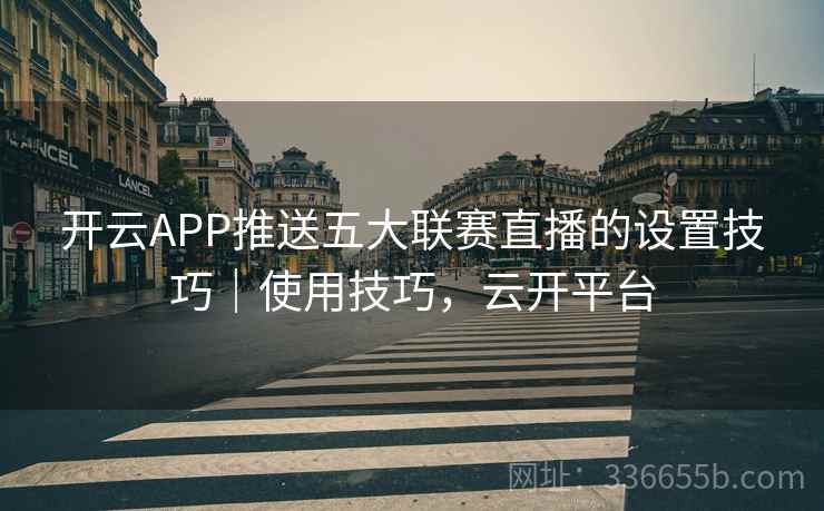 开云APP推送五大联赛直播的设置技巧｜使用技巧，云开平台