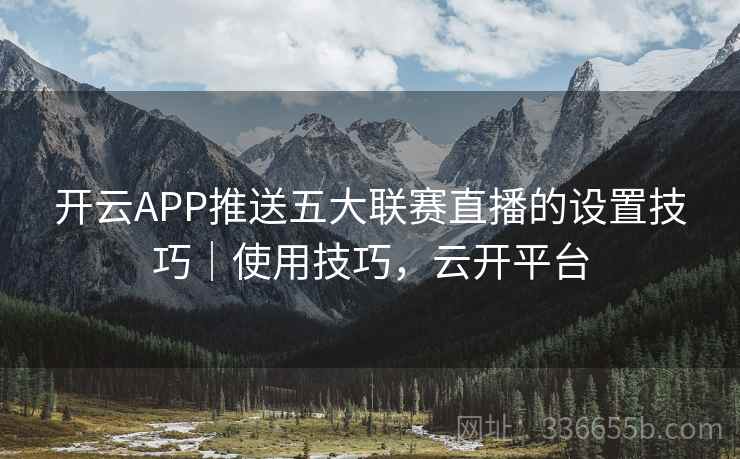 开云APP推送五大联赛直播的设置技巧｜使用技巧，云开平台